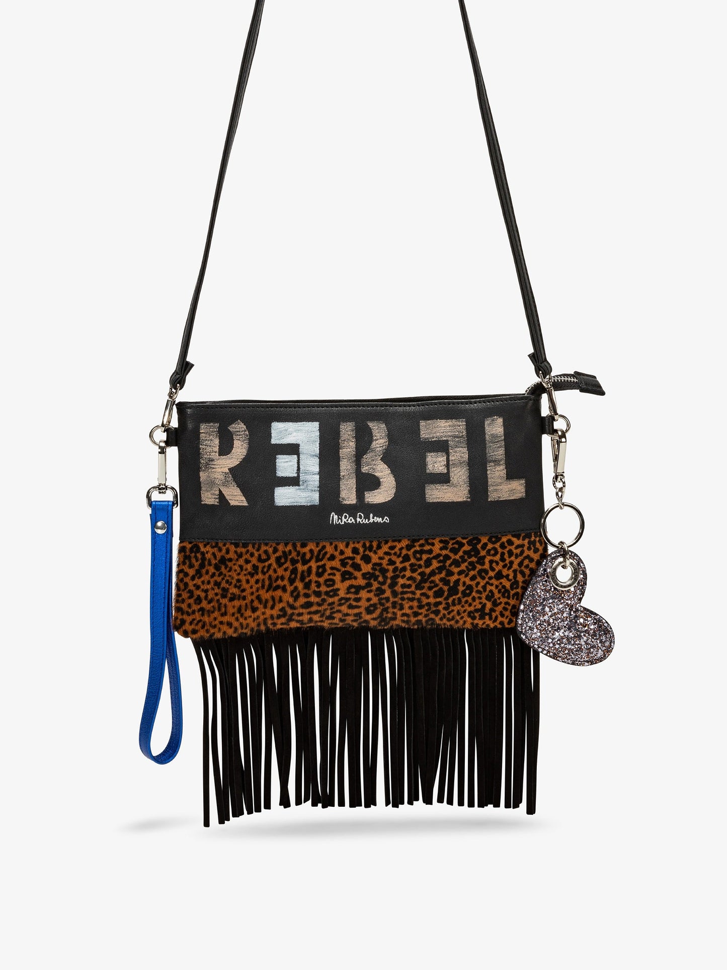 MINIBAG FRANGE - GIAGUARINO ELECTRIC BLUE