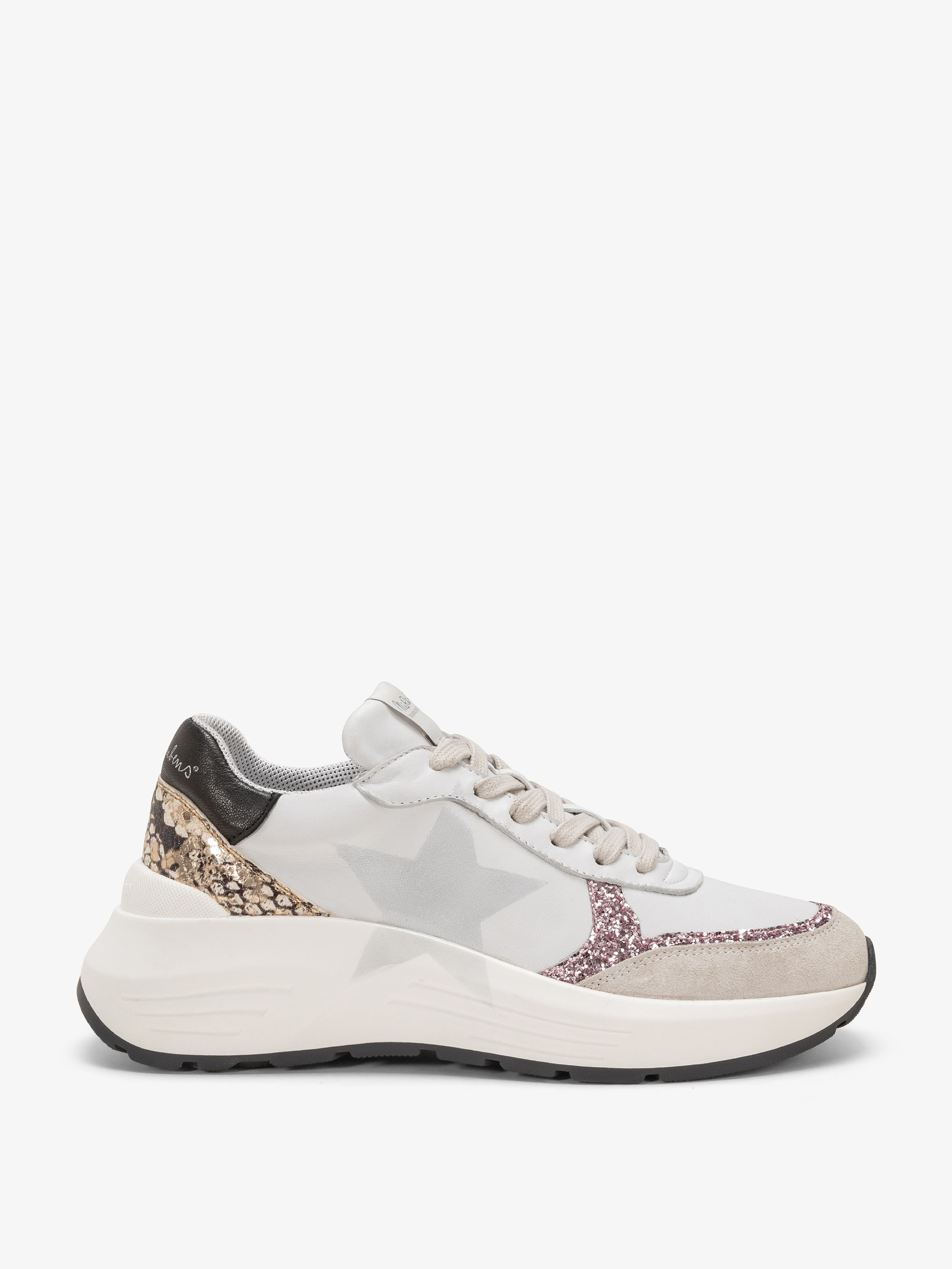 Chunky Sneakers Stinger Python Rose - Stella